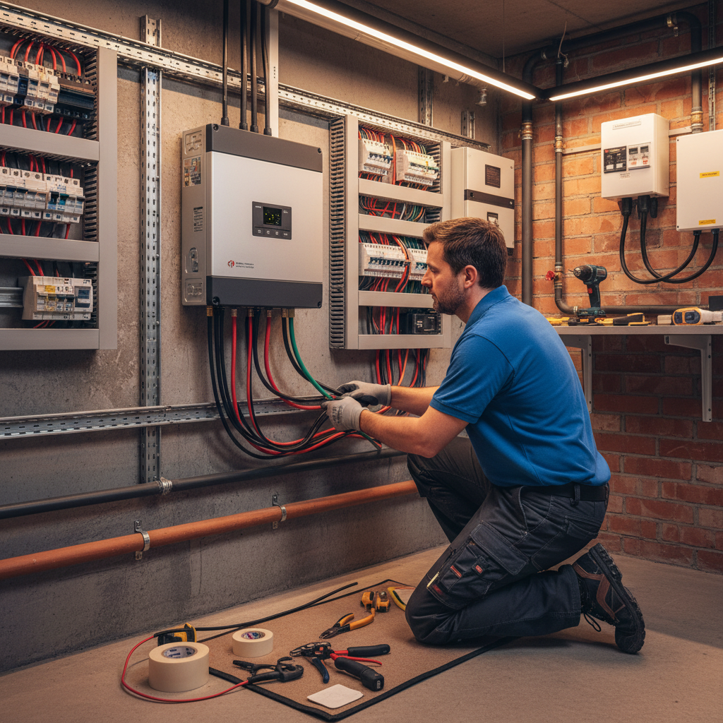 Photovoltaik-Module bei Sonnenschein